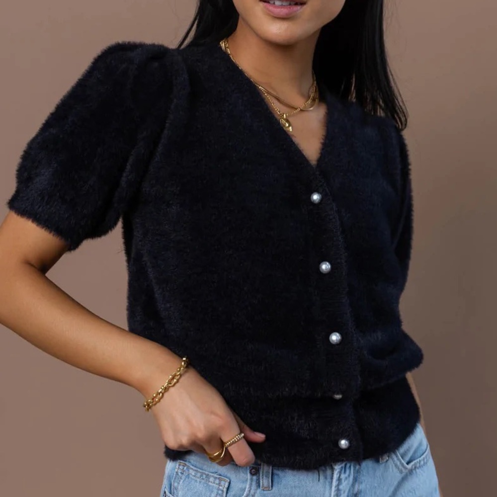 Bohme EMERSON SWEATER IN BLACK - Picture 5 of 6